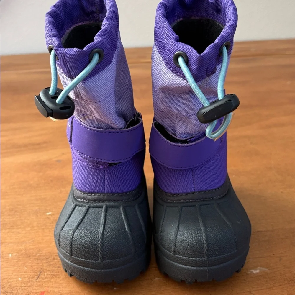 Columbia Kids' Purple and Black Snow Boots Size 5